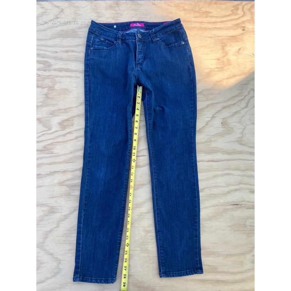 Royalty by YMI Womens Skinny Jeans Dark Wash Blue Size 8 Denim Stretch Mid Rise